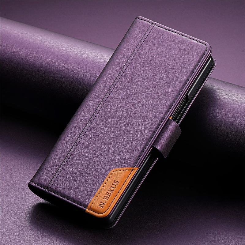 Leather Flip Wallet Stand Case for Samsung Z Fold