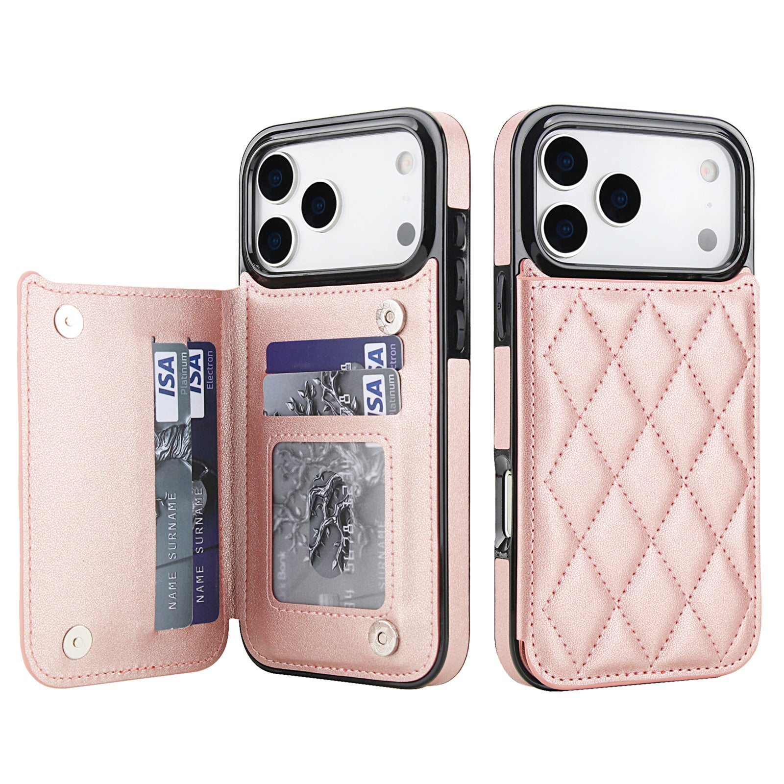 Leather Card Slot Case with Stand for iphone