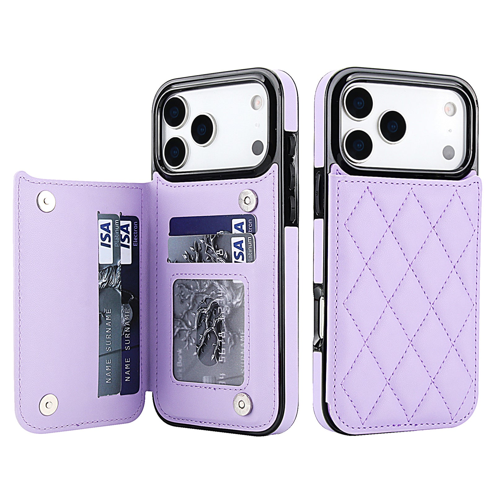 Leather Card Slot Case with Stand for iphone