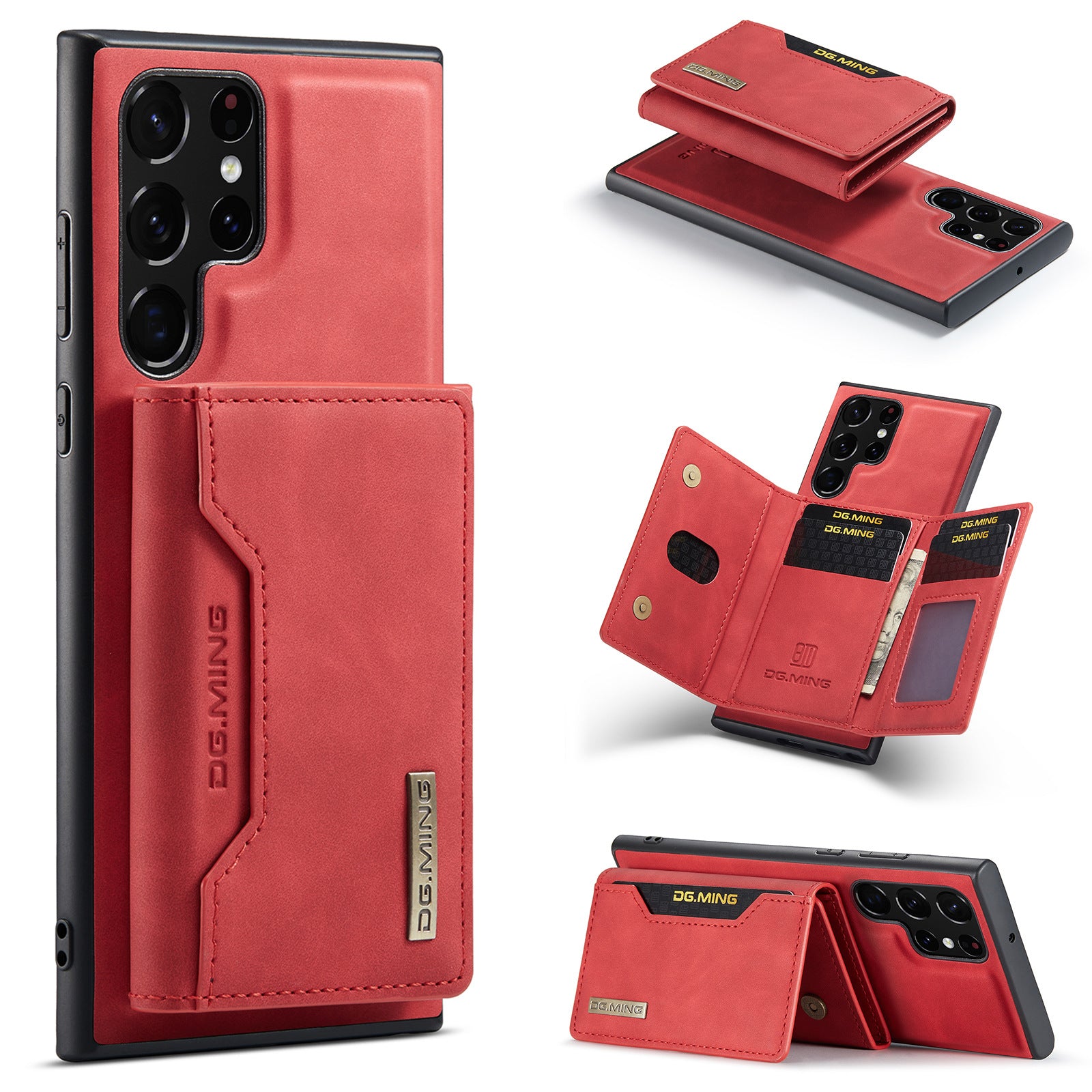 Magnetic Wallet Leather Case for Samsung