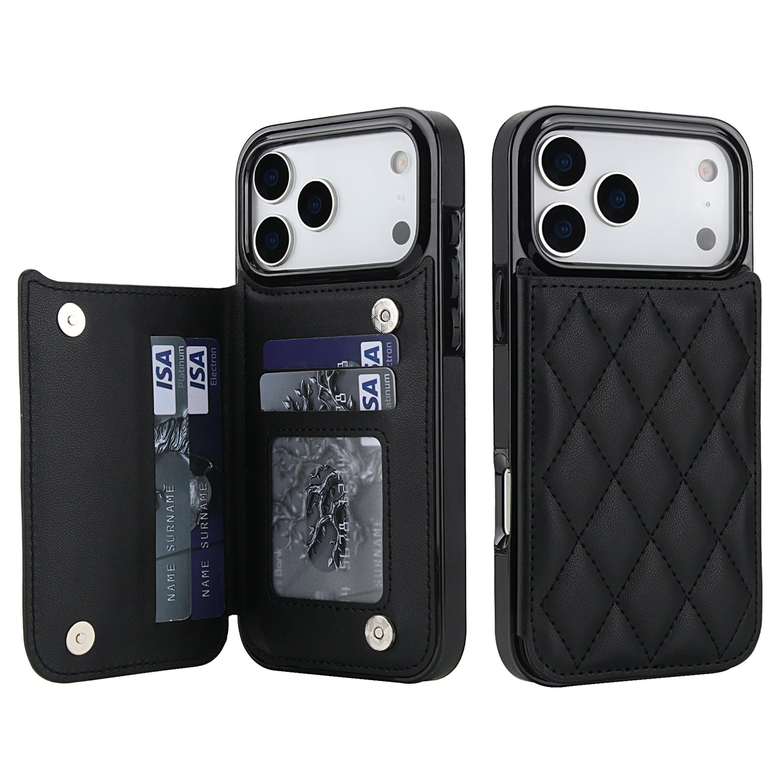 Leather Card Slot Case with Stand for iphone