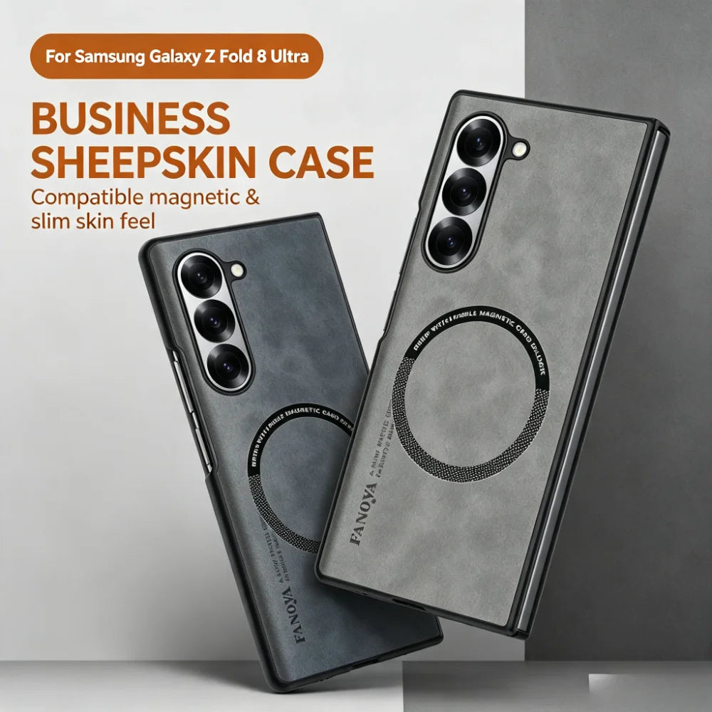 Ultrathin Magnetic Leather Case for Samsung Z Fold