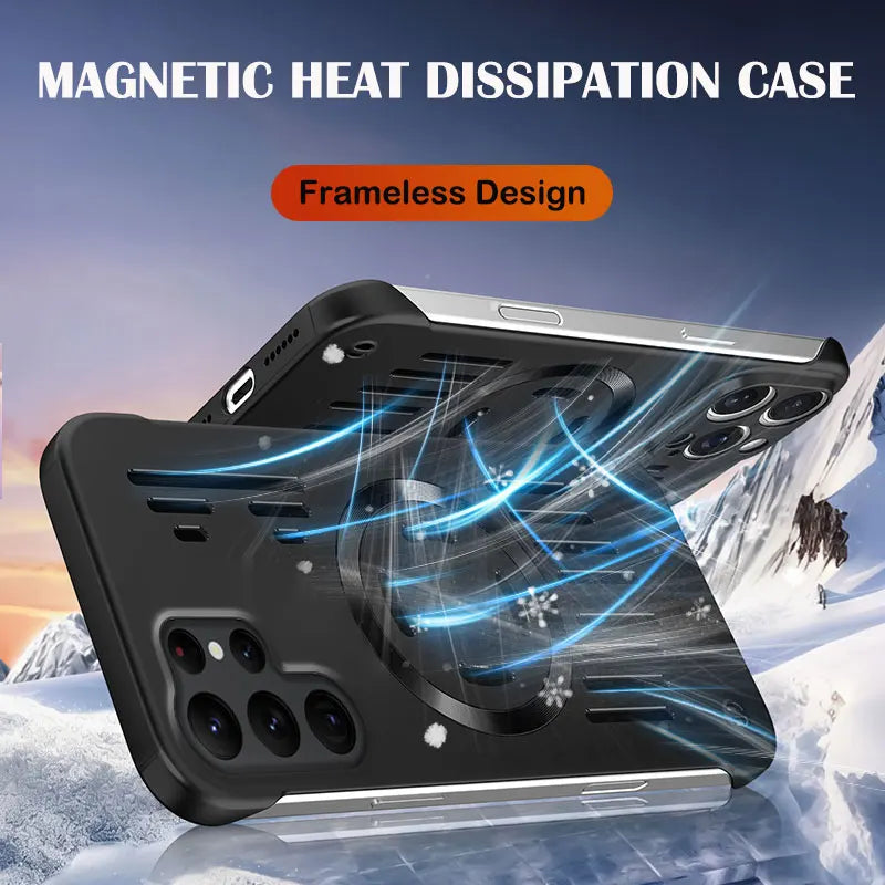 Frameless Heat Dissipation Magnetic Case for Samsung