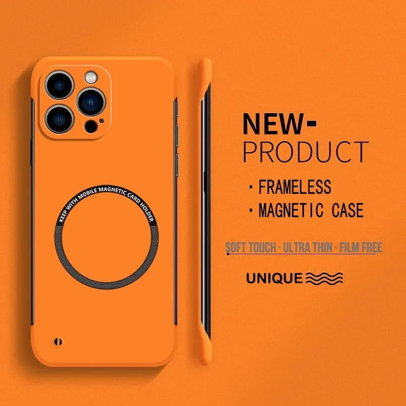 Magnetic Ultra Thin Matte Frameless Case for iphone