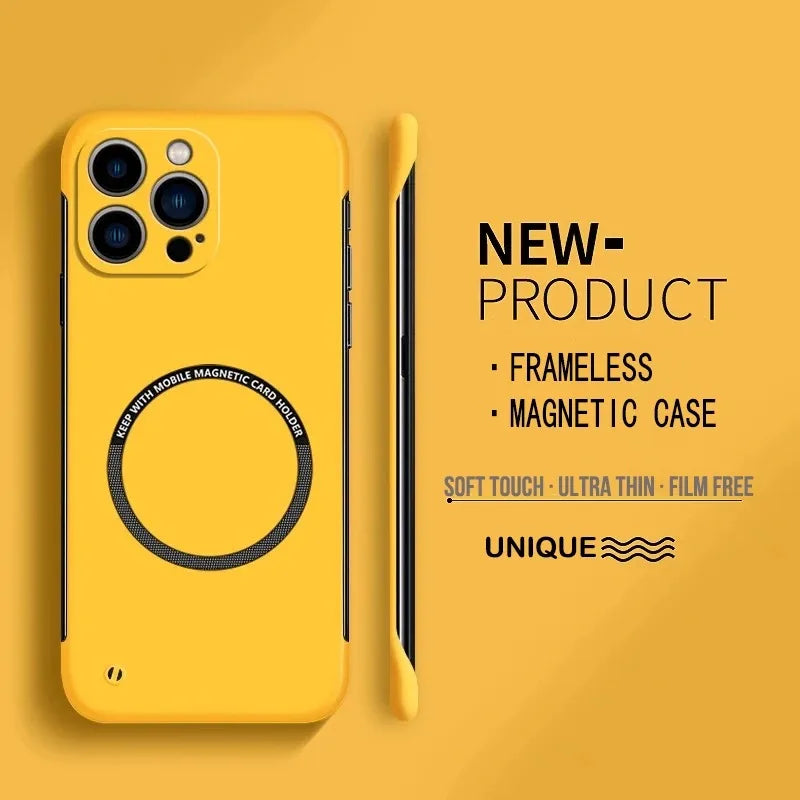 Magnetic Ultra Thin Matte Frameless Case for iphone
