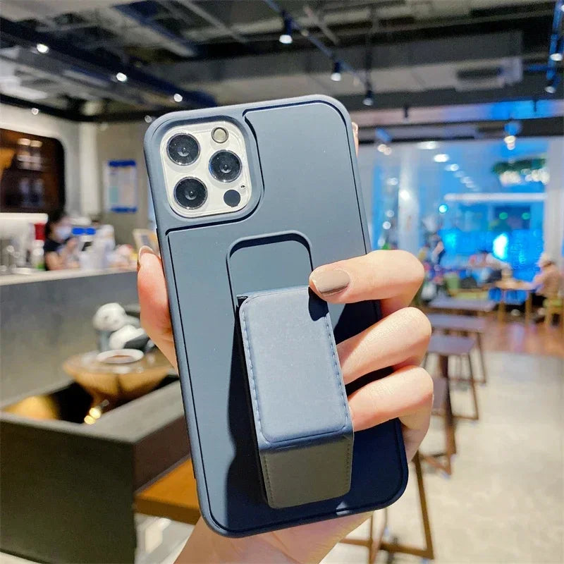 Magnetic Kickstand Hand Strap Case for iphone