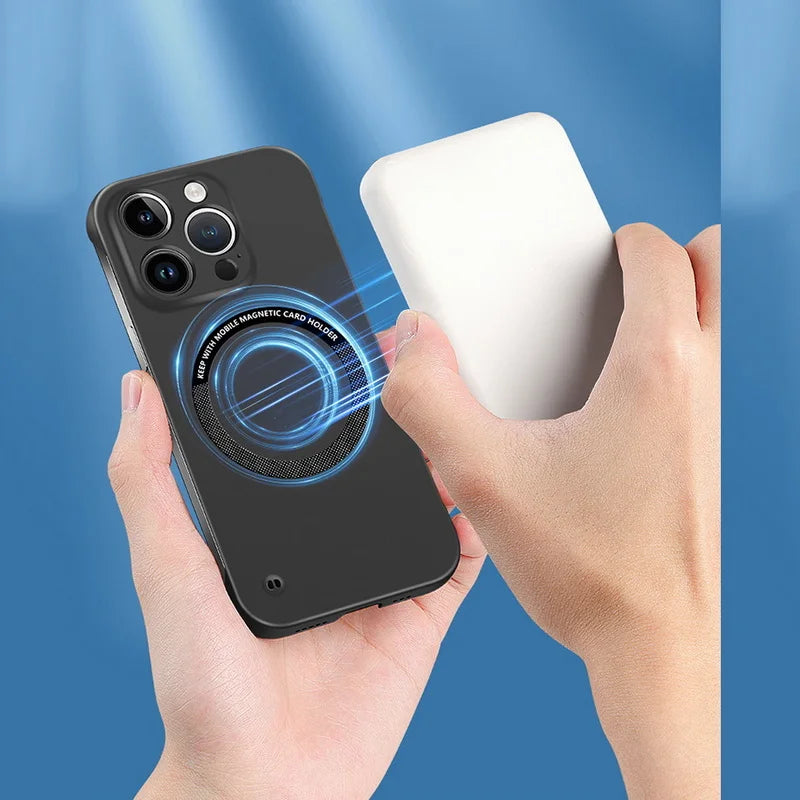 Ultra Thin Frameless Magnetic PC Matte Case for Samsung