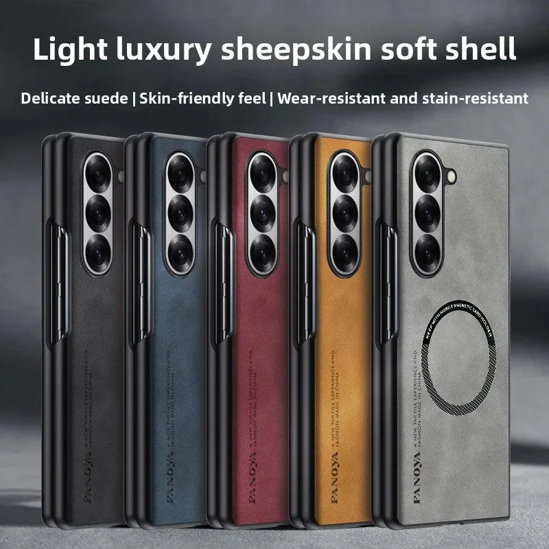 Ultrathin Magnetic Leather Case for Samsung Z Fold
