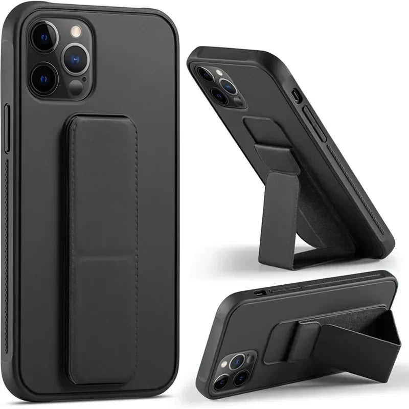 Magnetic Kickstand Hand Strap Case for iphone