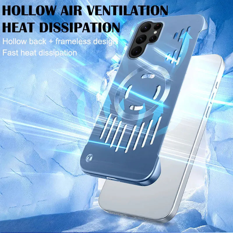 Frameless Heat Dissipation Magnetic Case for Samsung