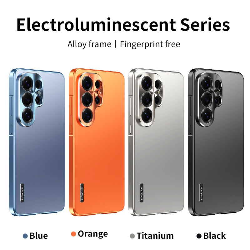 Full‑Cover Magnetic Alloy Frame Shockproof Case for Samsung
