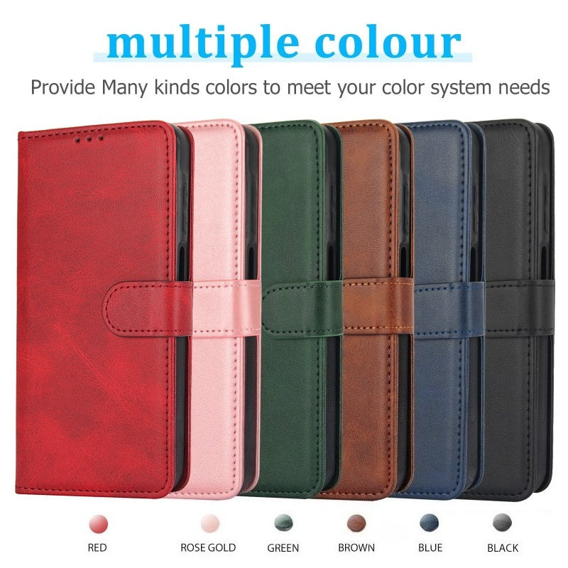 Magnetic Leather Card Holder Case for iphone