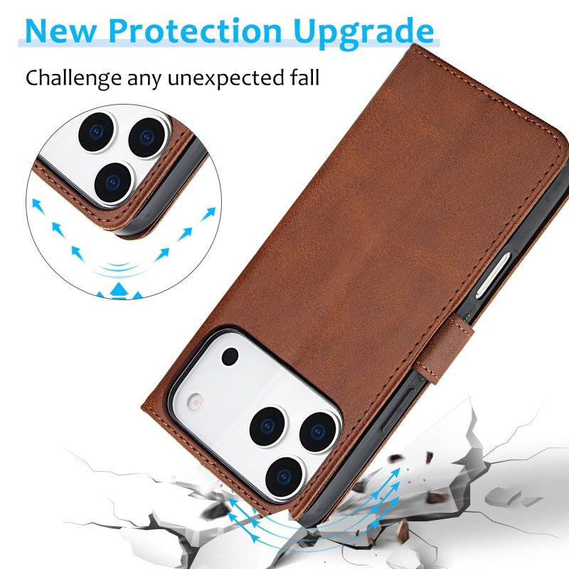 Magnetic Leather Card Holder Case for iphone