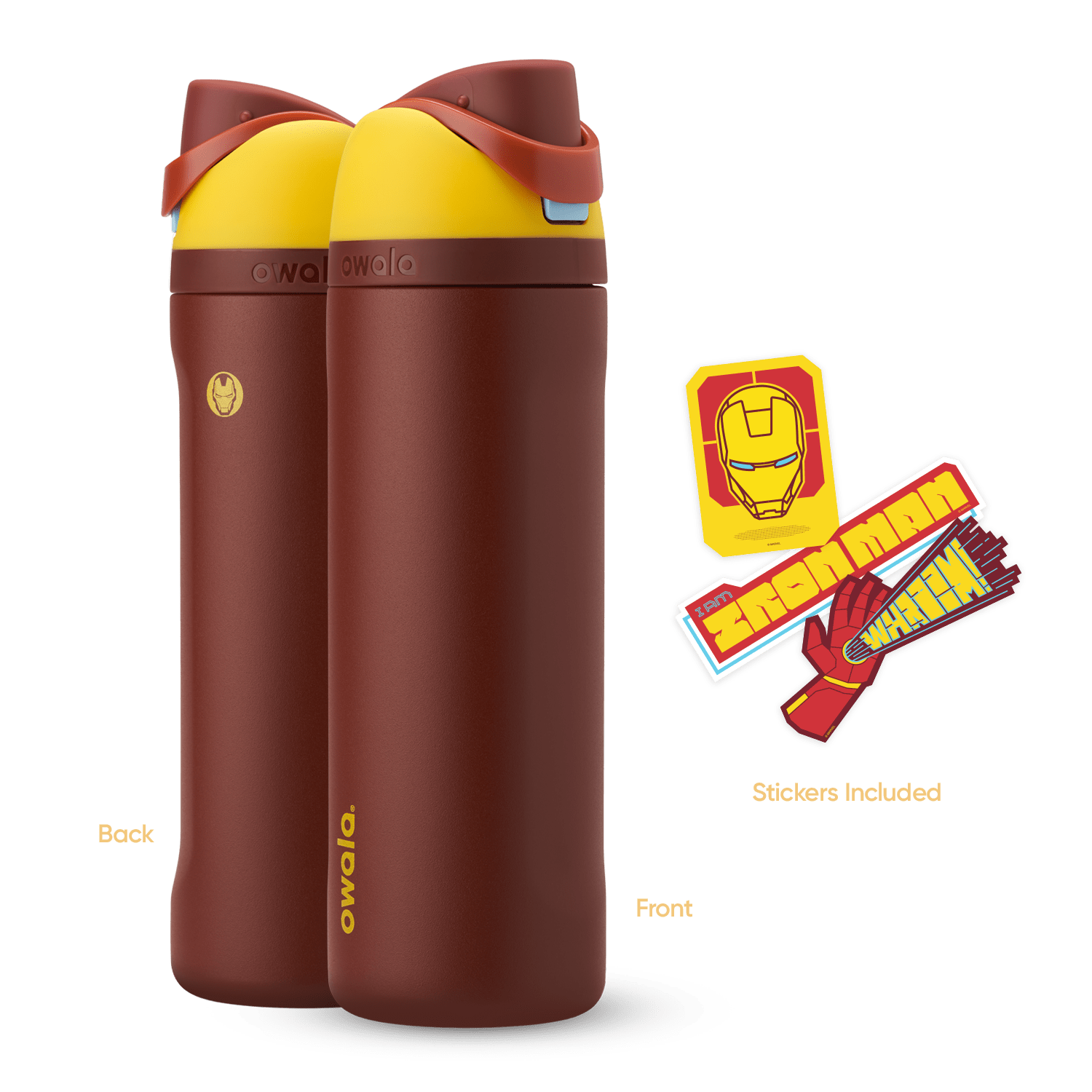 Owala 24oz FreeSip: Marvel Iron Man