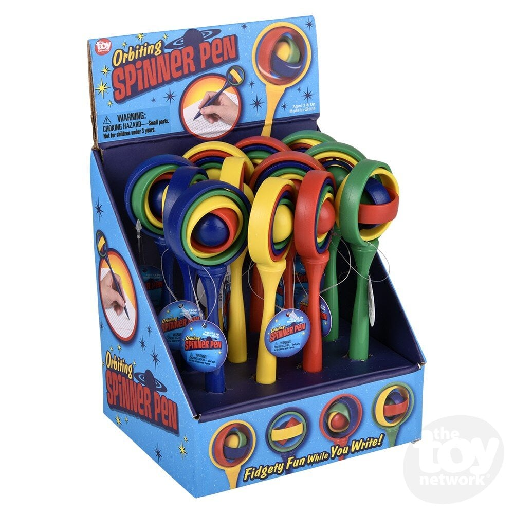 7" Orbiting Spinner Pen 12ct