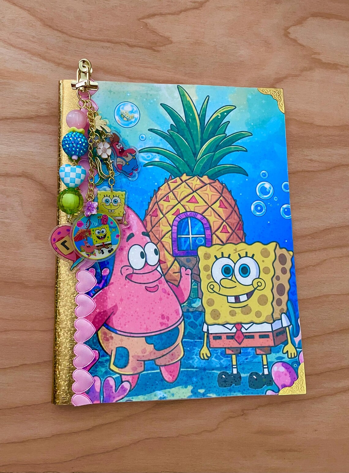 Junk Journal, Journals, Retro Style Journal, Altered Composition Book, Scrapbook, CHARM WILL VARY