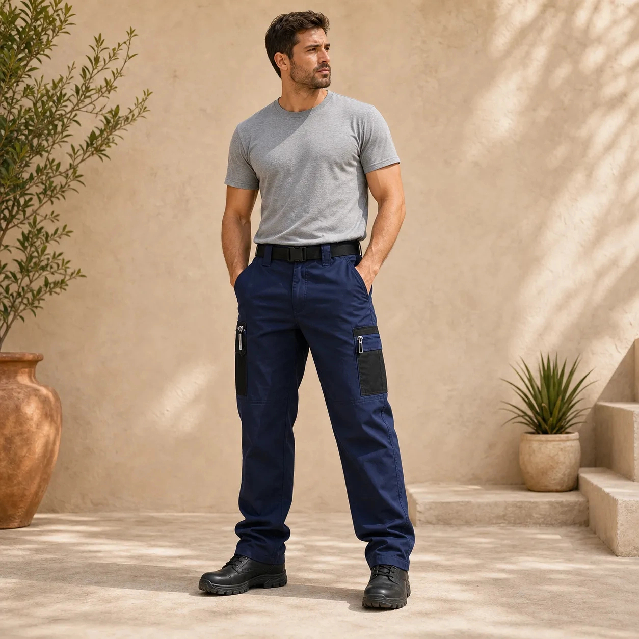 ⏰Store Closing Clearance⚡12 Pack for $38⚡Men's Contrast Pocket Tactical Cargo Pants
