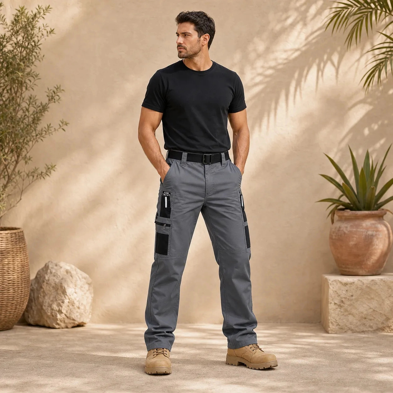 ⏰Store Closing Clearance⚡12 Pack for $38⚡Men's Contrast Pocket Tactical Cargo Pants