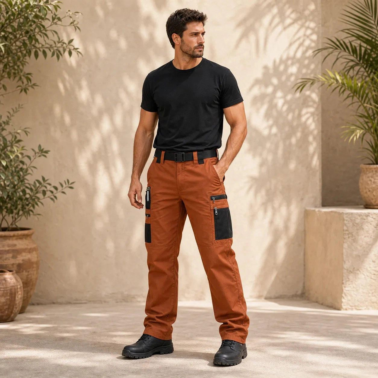 ⏰Store Closing Clearance⚡12 Pack for $38⚡Men's Contrast Pocket Tactical Cargo Pants