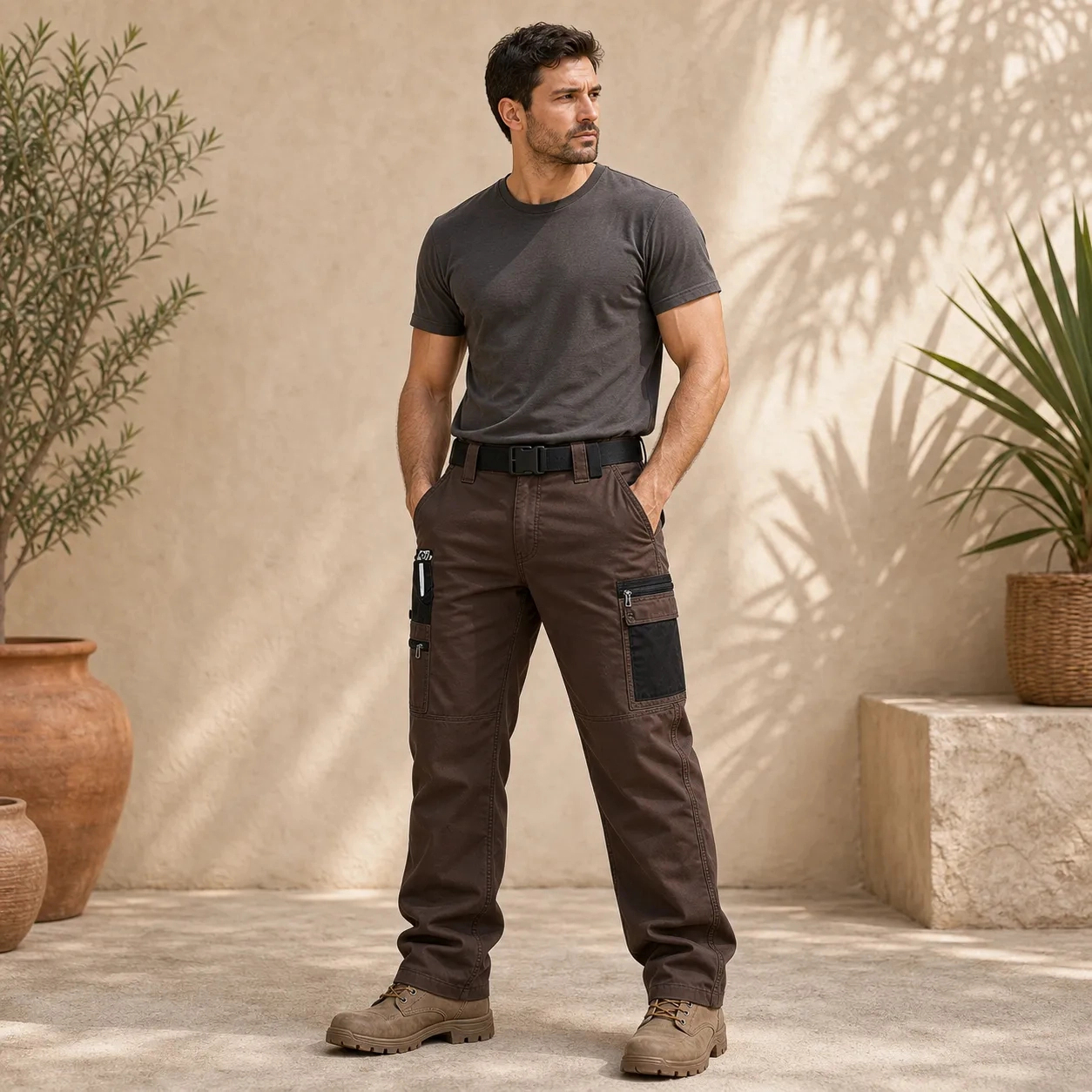 ⏰Store Closing Clearance⚡12 Pack for $38⚡Men's Contrast Pocket Tactical Cargo Pants