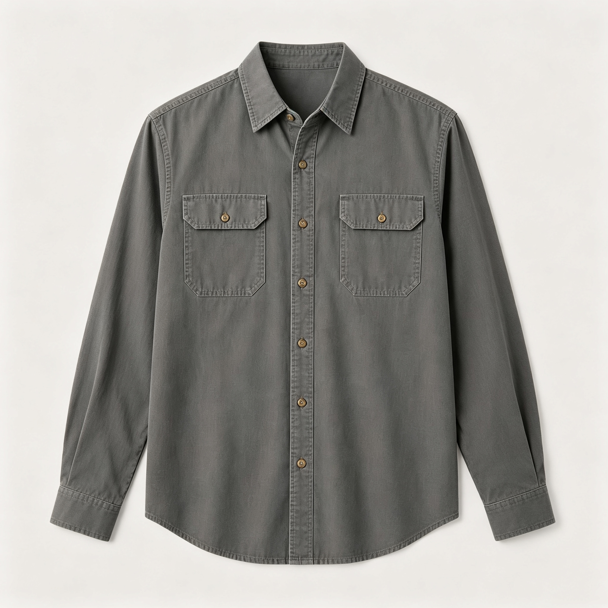 10-Pack Men’s Long Sleeve Work Shirts – Only $34.99