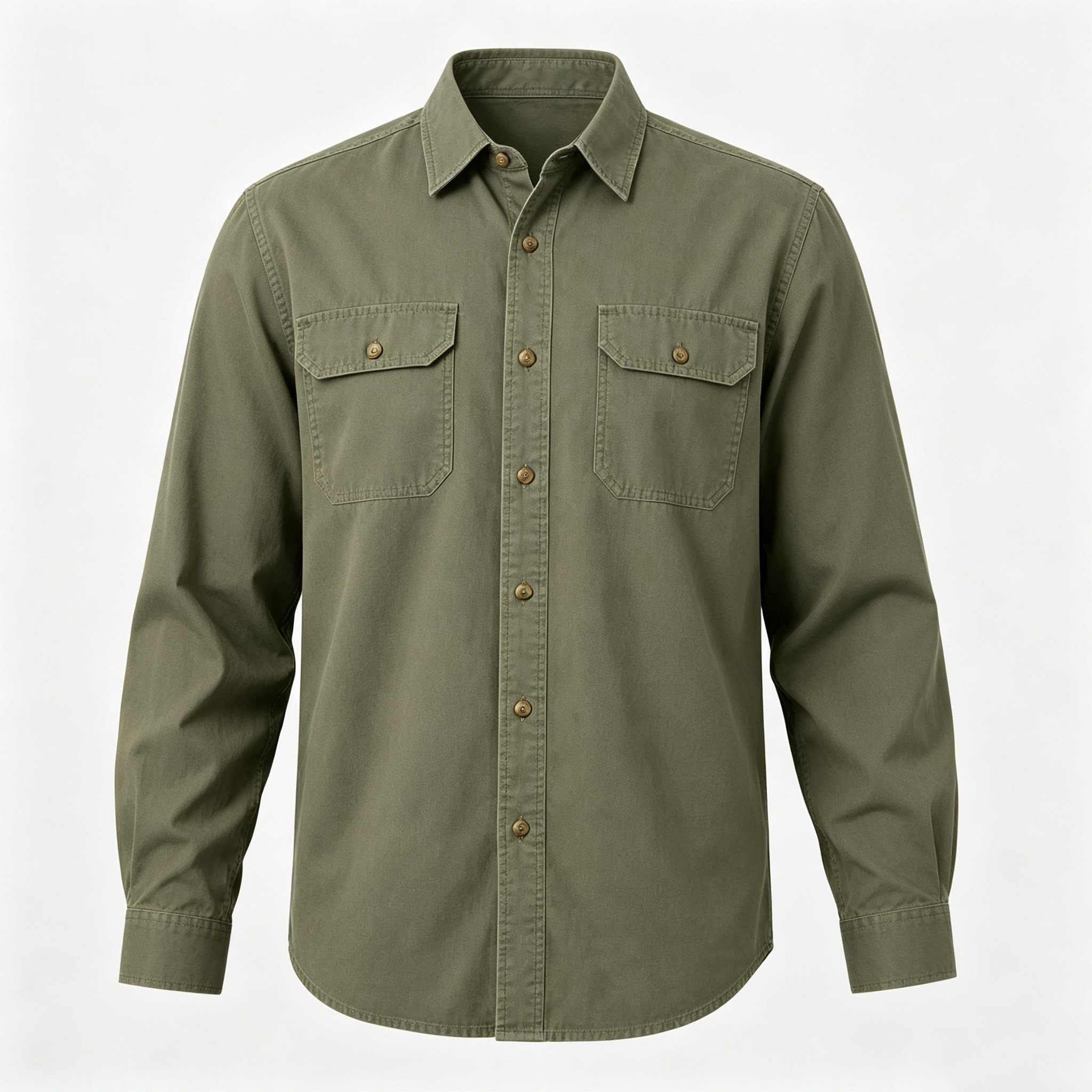 10-Pack Men’s Long Sleeve Work Shirts – Only $34.99