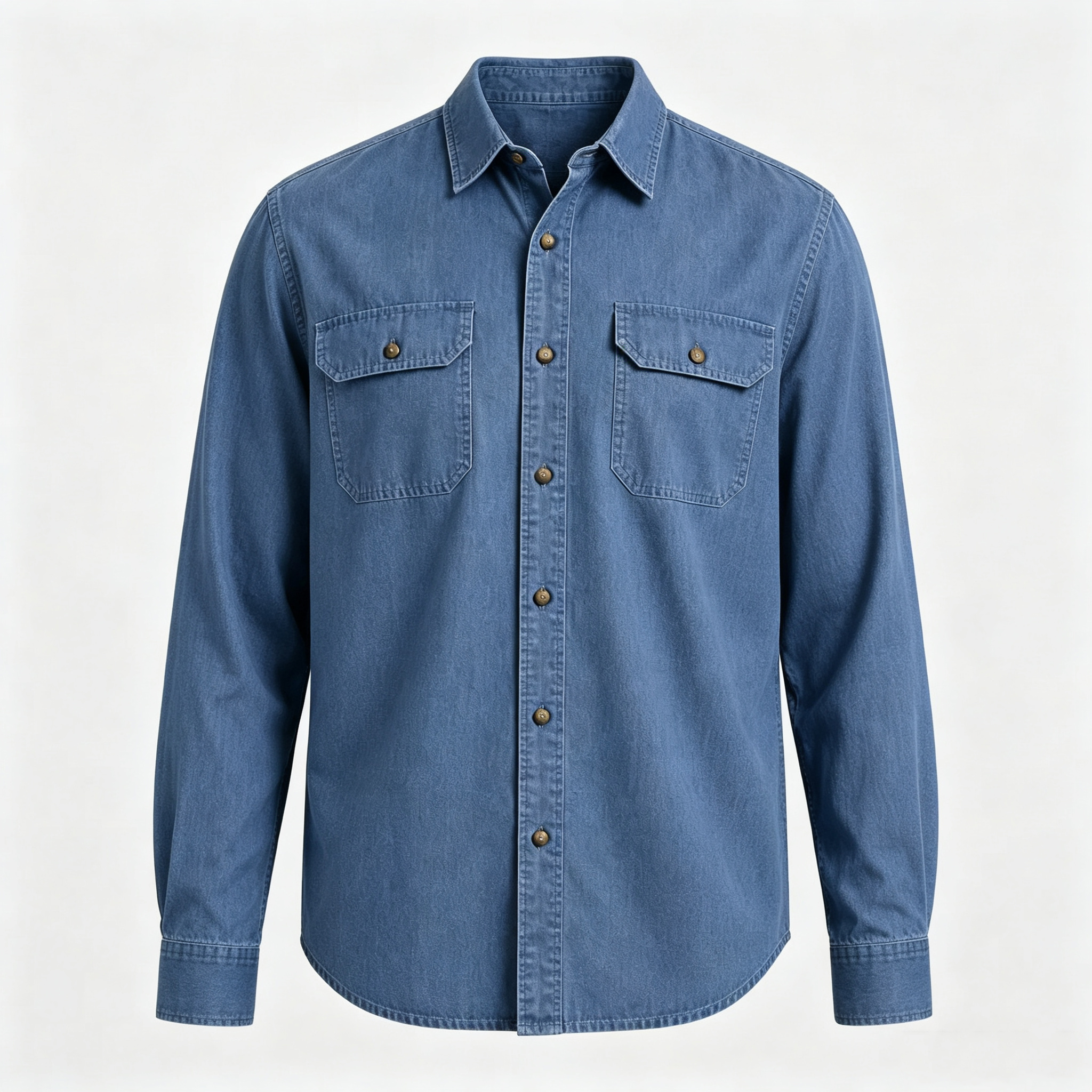 10-Pack Men’s Long Sleeve Work Shirts – Only $34.99