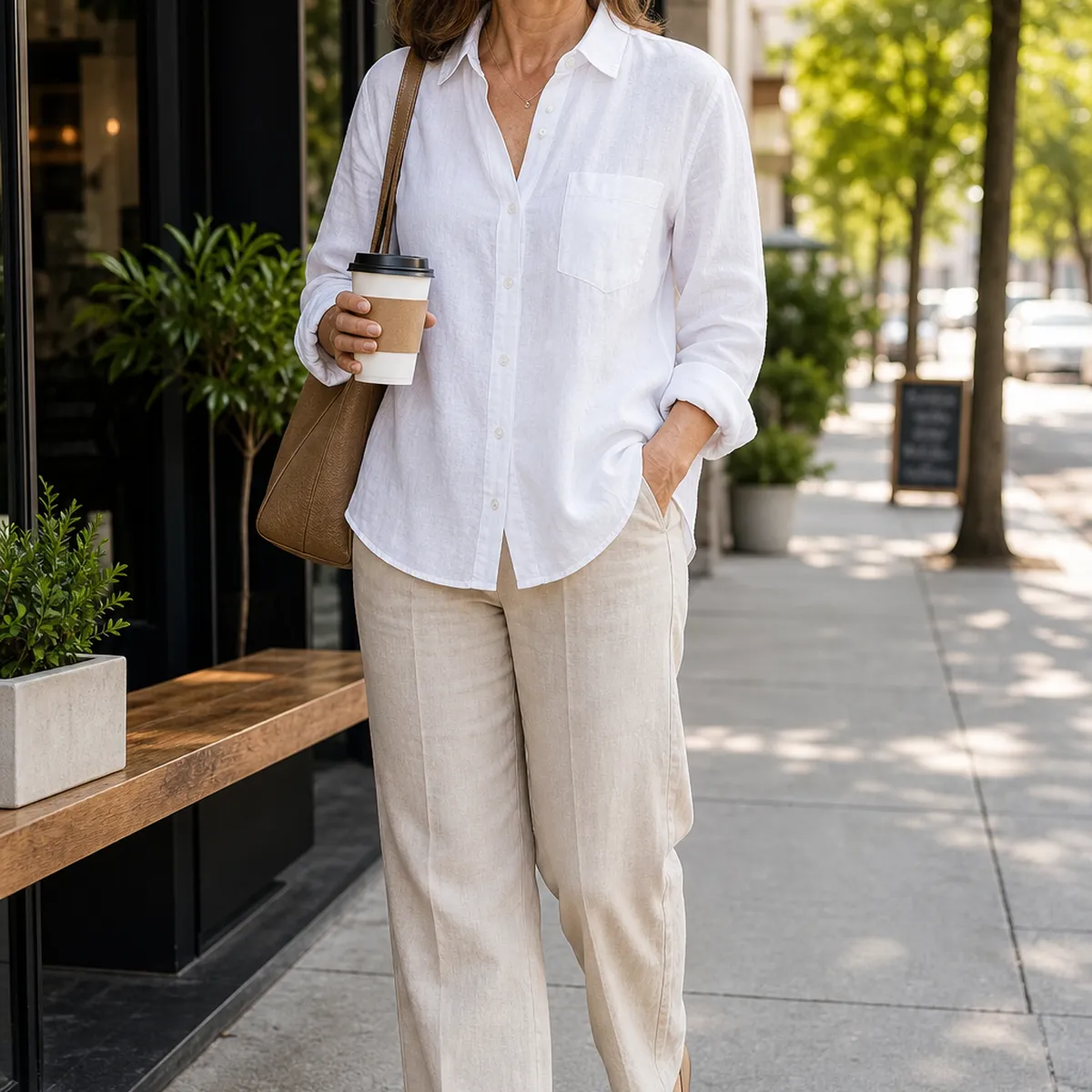 Flash Pick⚡12-Pack for $39.99⚡Women's Lightweight Linen Long Sleeve Button Shirts