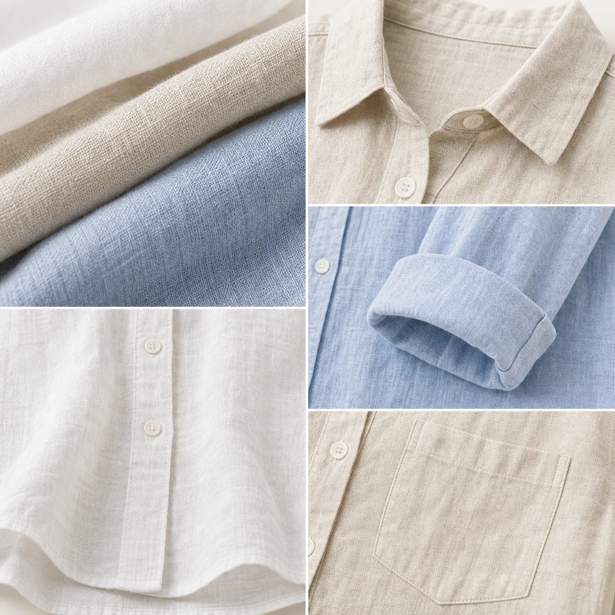 Flash Pick⚡12-Pack for $39.99⚡Women's Lightweight Linen Long Sleeve Button Shirts