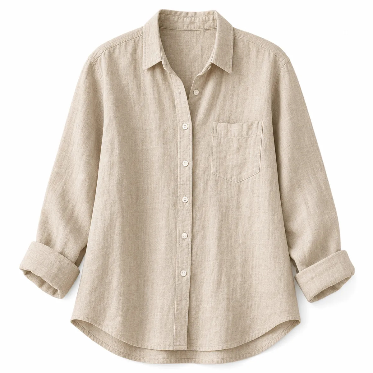 Flash Pick⚡12-Pack for $39.99⚡Women's Lightweight Linen Long Sleeve Button Shirts