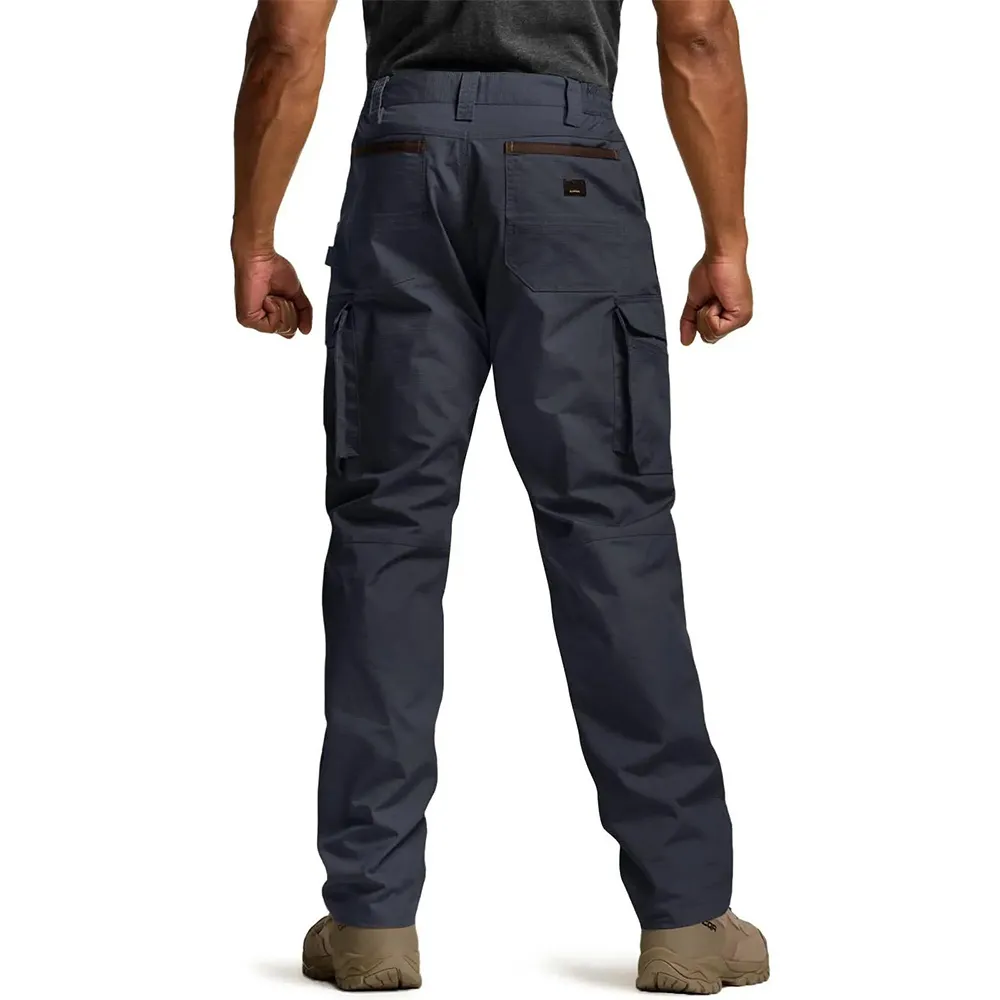8-PACK Today Only $29 Men's Ripstop Work Pants,Water Resistant Outdoor Tactical Pants