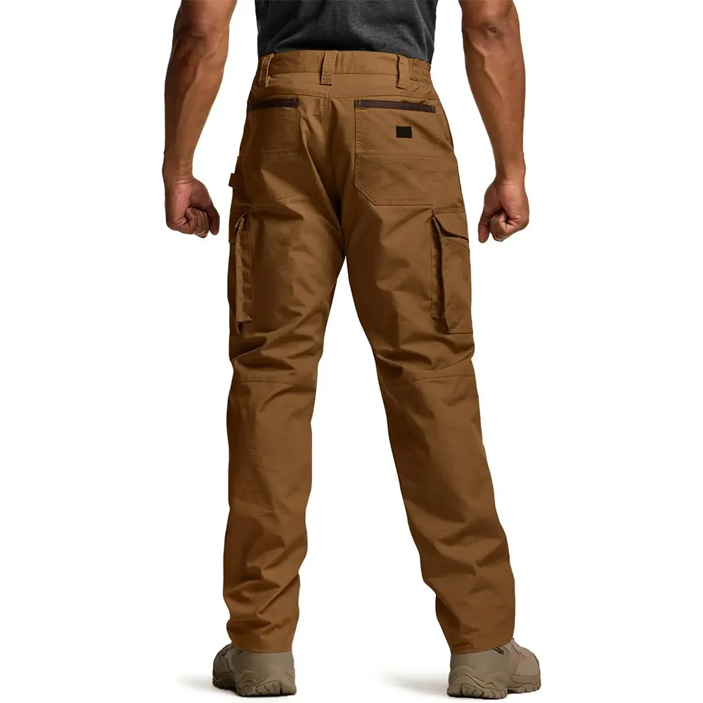 8-PACK Today Only $29 Men's Ripstop Work Pants,Water Resistant Outdoor Tactical Pants