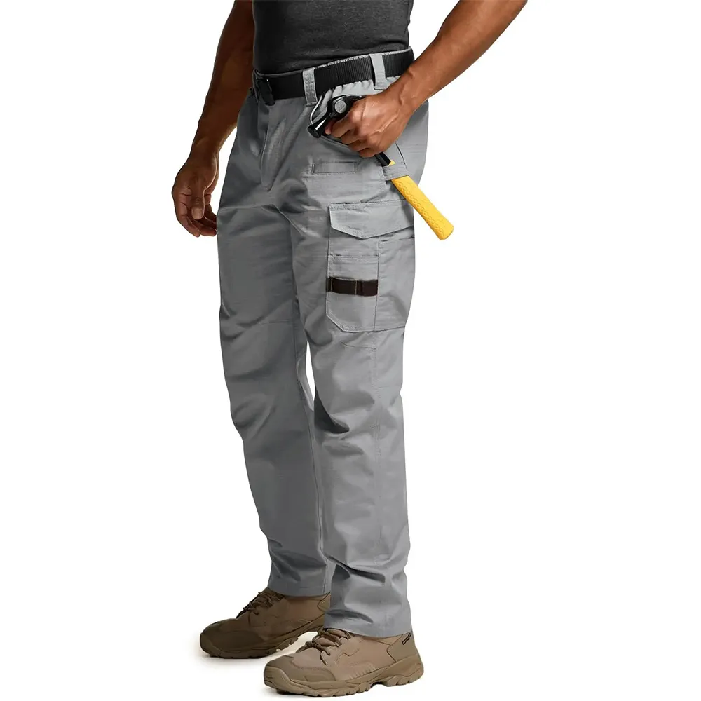 8-PACK Today Only $29 Men's Ripstop Work Pants,Water Resistant Outdoor Tactical Pants