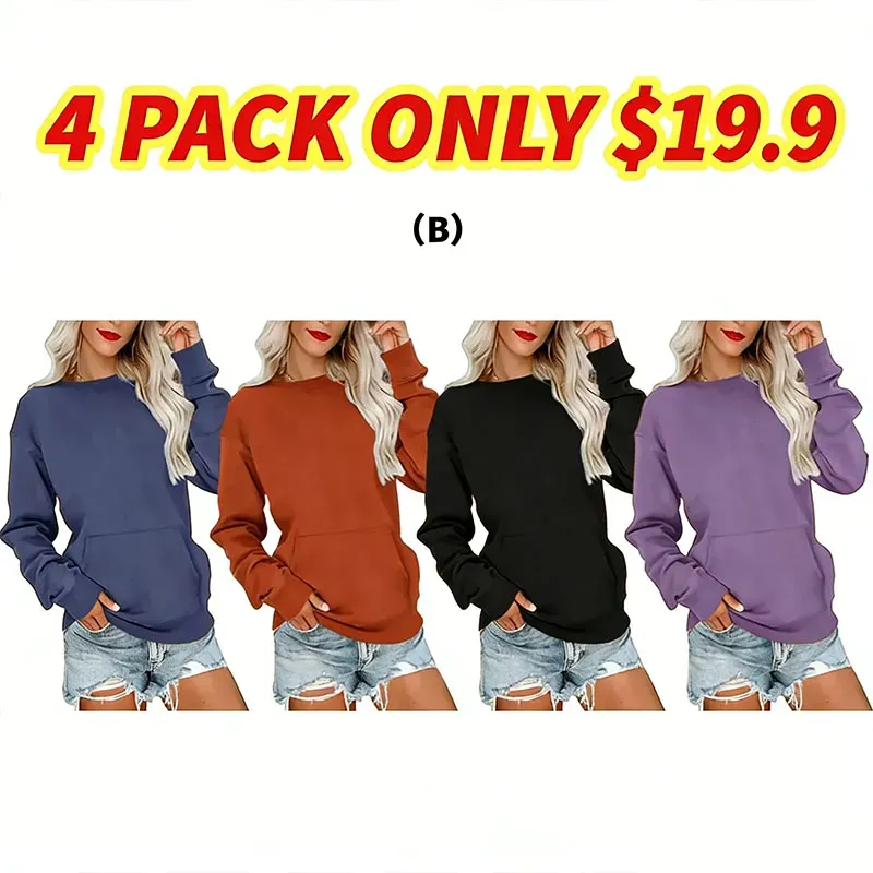 💥Flash Sale⏰ Women's Crewneck Hoodless Sweatshirt🔥