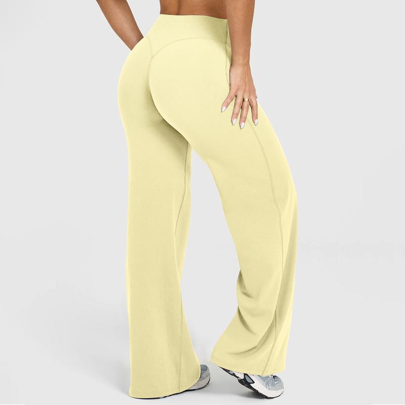 RICH BRIA Women‘s Casual Pants - High Waisted Loose-Fitting Casual Pants - Comfortable & Elastic Loose Pants with Stretchy Material - Straight Leg Hem