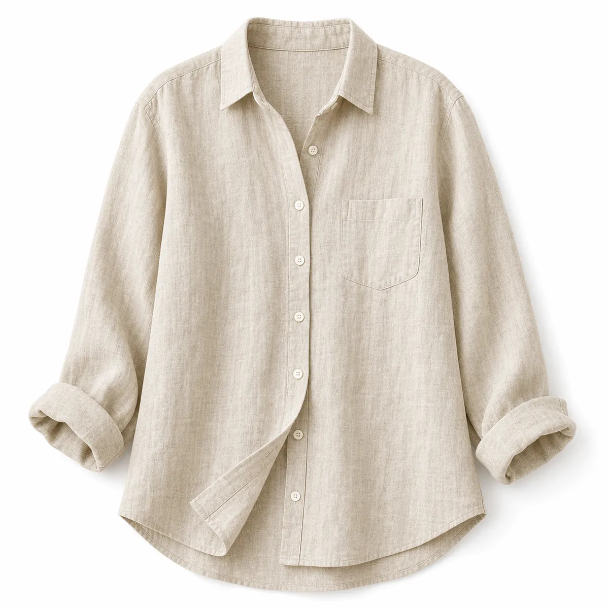Flash Pick⚡12-Pack for $39.99⚡Women's Lightweight Linen Long Sleeve Button Shirts