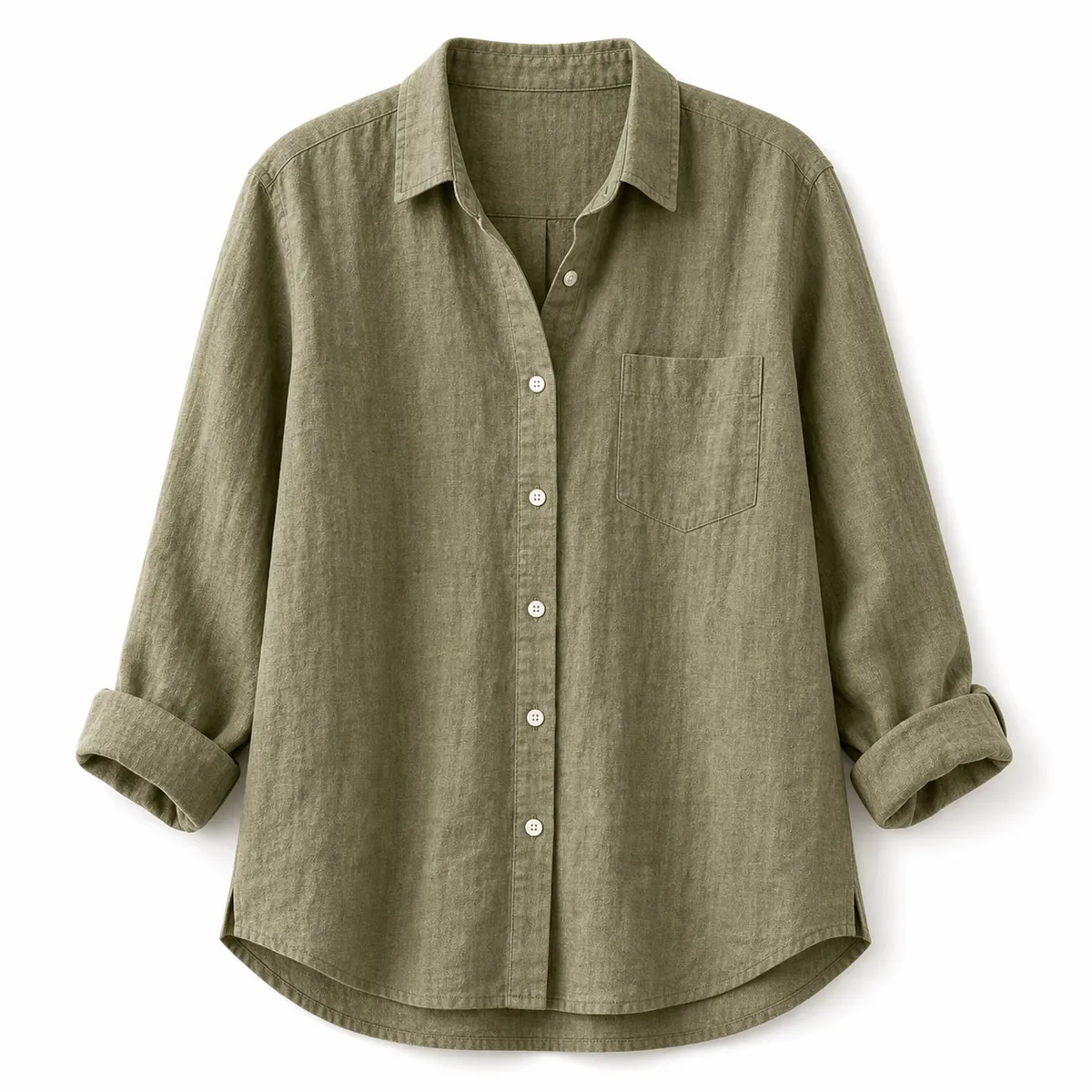 Flash Pick⚡12-Pack for $39.99⚡Women's Lightweight Linen Long Sleeve Button Shirts