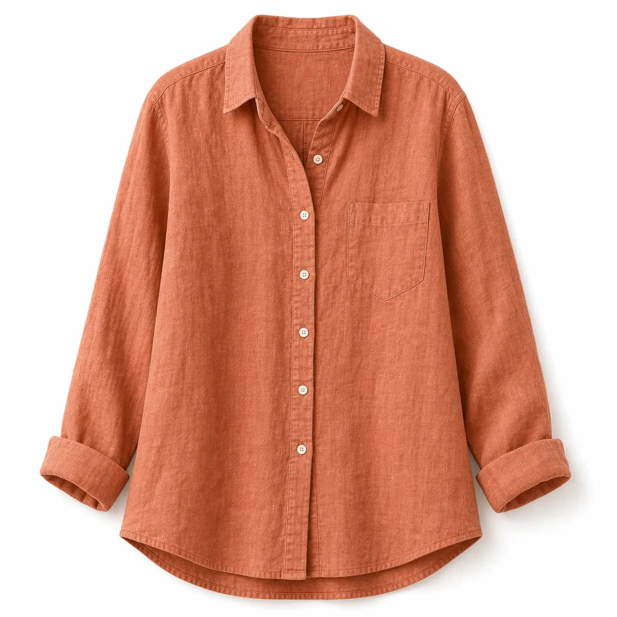 Flash Pick⚡12-Pack for $39.99⚡Women's Lightweight Linen Long Sleeve Button Shirts