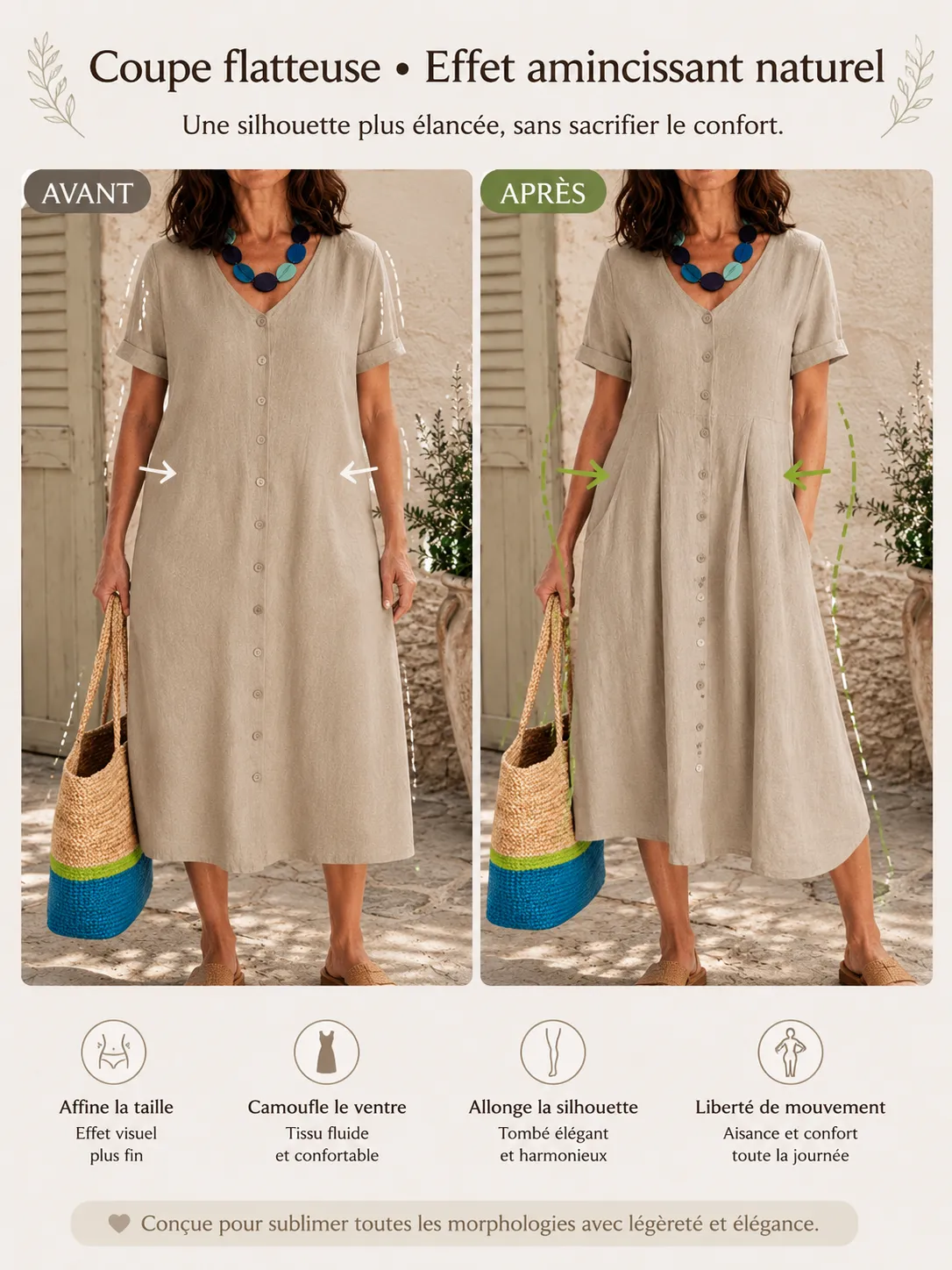 ⏰SUMMER FINAL SALE⚡8 Pack for $36.99⚡The Linen Dress American Women Love to Wear All Summer