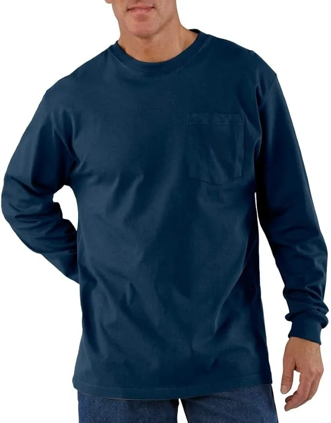Men’s Heavyweight Work Tee – Pocket Shirt (Loose Fit, Built to Last)