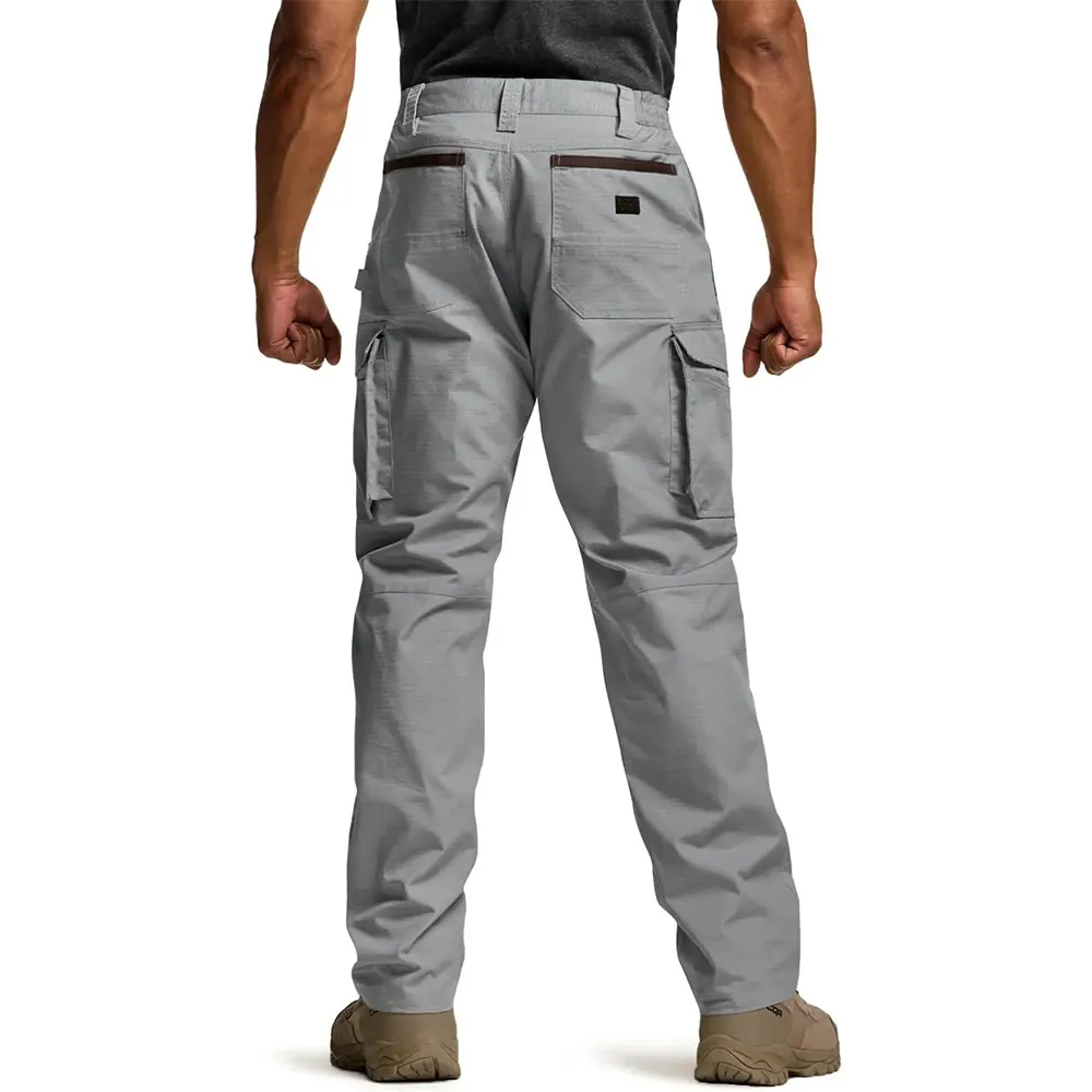8-PACK Today Only $29 Men's Ripstop Work Pants,Water Resistant Outdoor Tactical Pants