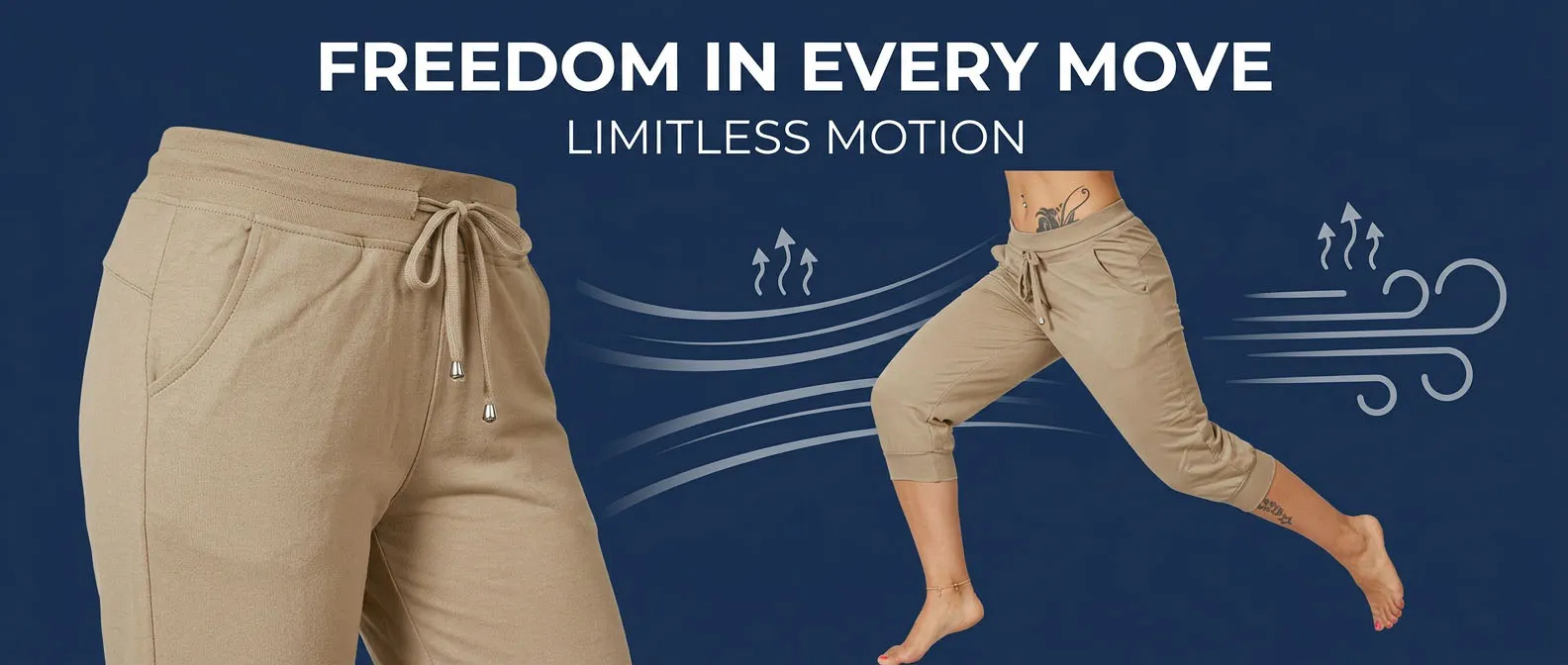 Women's Drawstring Capri Pants with Pockets