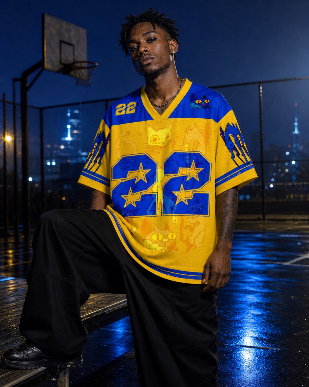 Jersey 22 — Starborn Mesh Jersey — Paradoxworn studio model styling concept