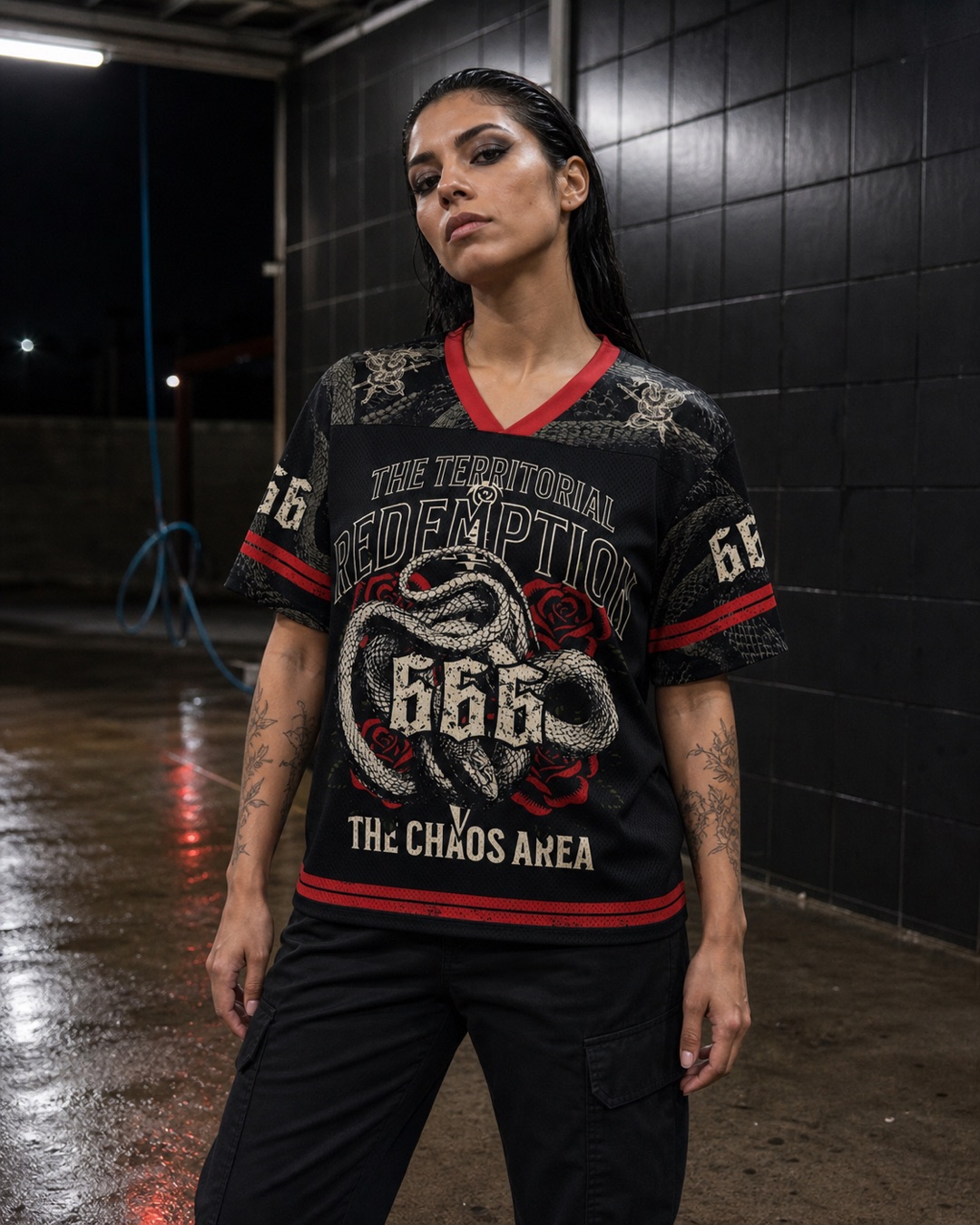 666: The Price of Redemption Mesh Jersey — Paradoxworn studio model styling concept