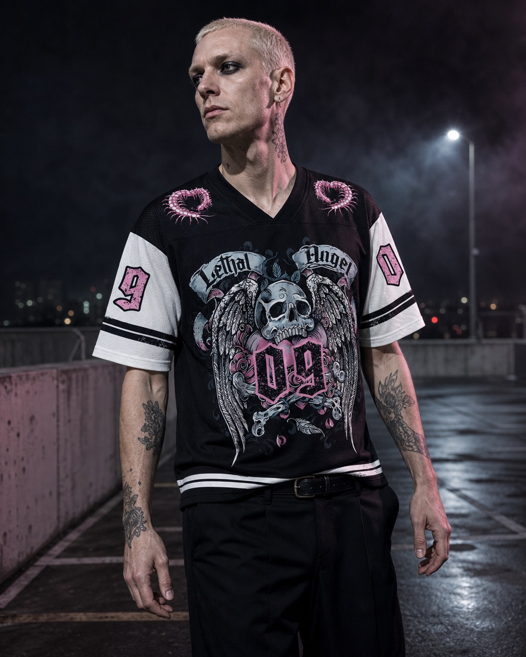 Lethal Angel Mesh Jersey — Paradoxworn studio model styling concept