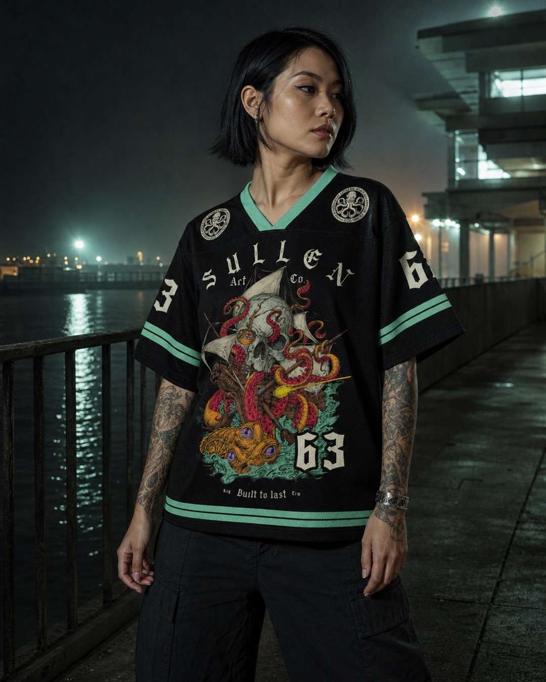 Kraken’s Curse — Jersey 63 Mesh Jersey — Paradoxworn studio model styling concept