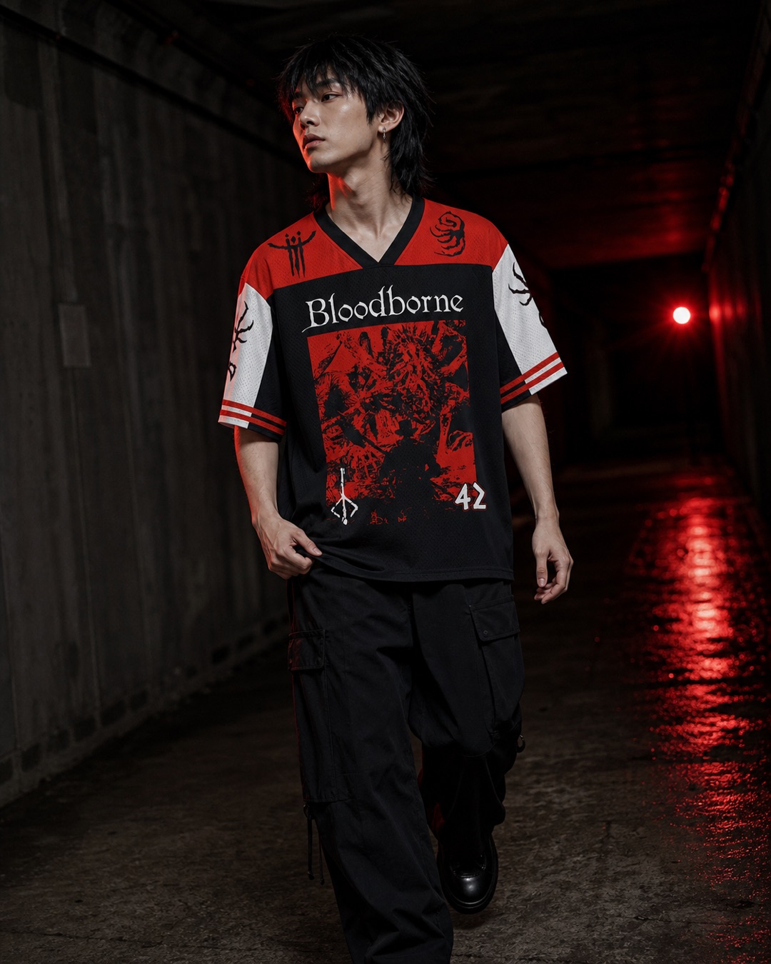 Bloodborne Mesh Jersey — Paradoxworn studio model styling concept