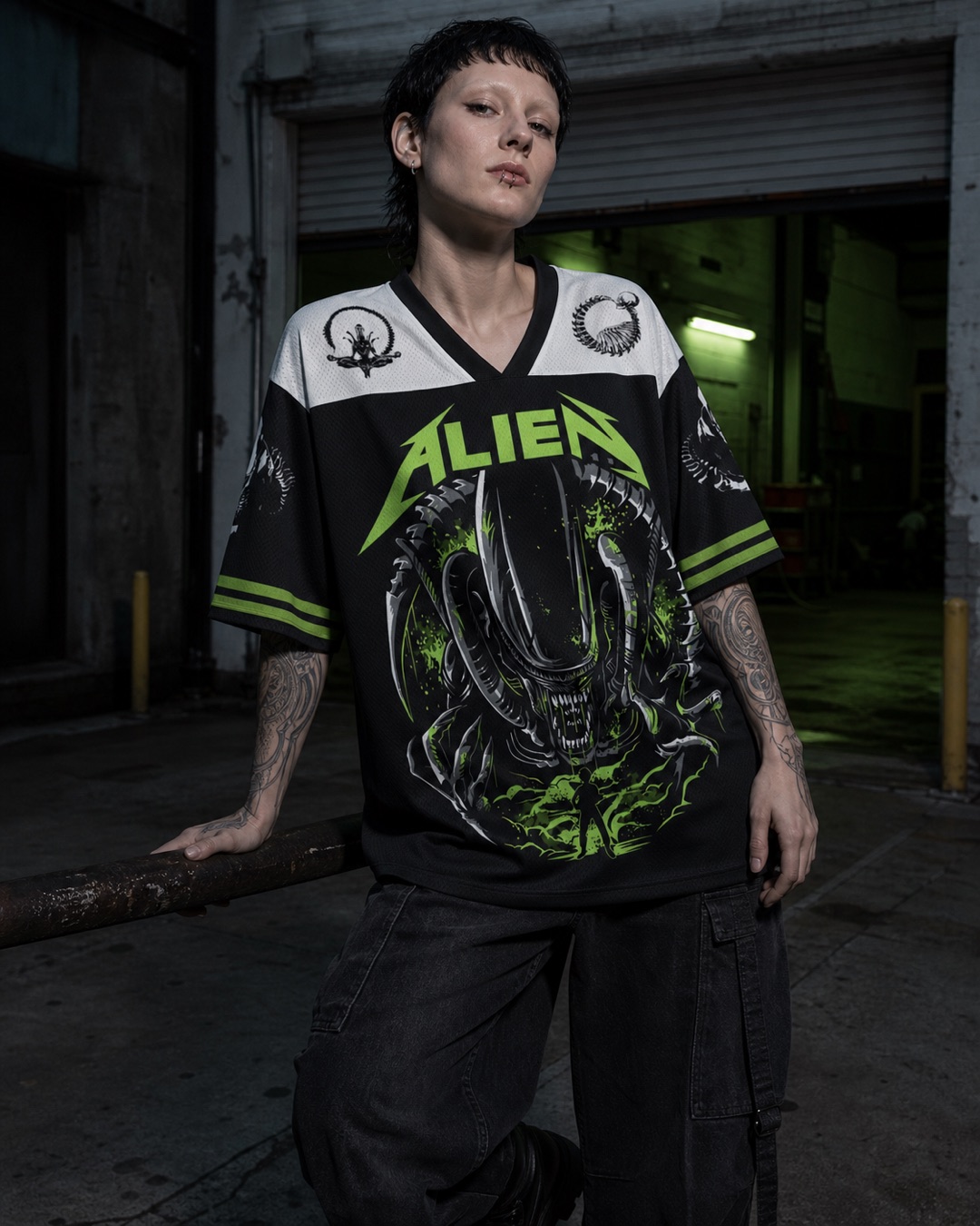 Alien Mesh Jersey — Paradoxworn studio model styling concept