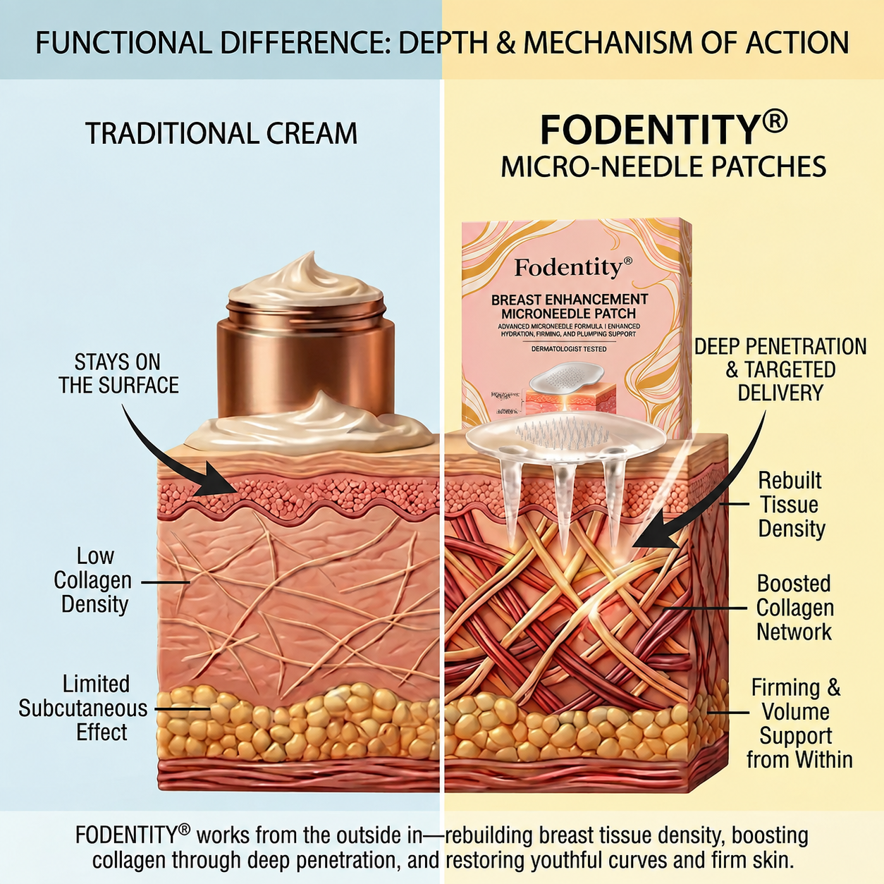 💥Fodentity® 👩‍⚕️ Targeted Breast Enhancement Advanced Nano Microneedle Patch💃 👩‍⚕️
