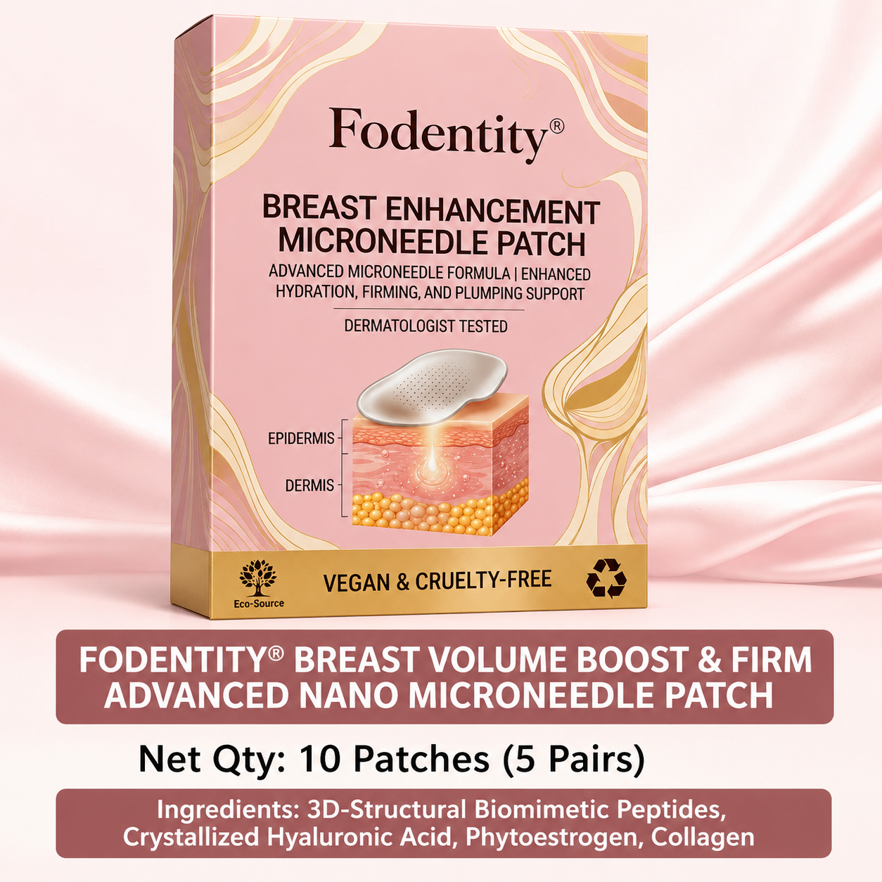 💥Fodentity® 👩‍⚕️ Targeted Breast Enhancement Advanced Nano Microneedle Patch💃 👩‍⚕️